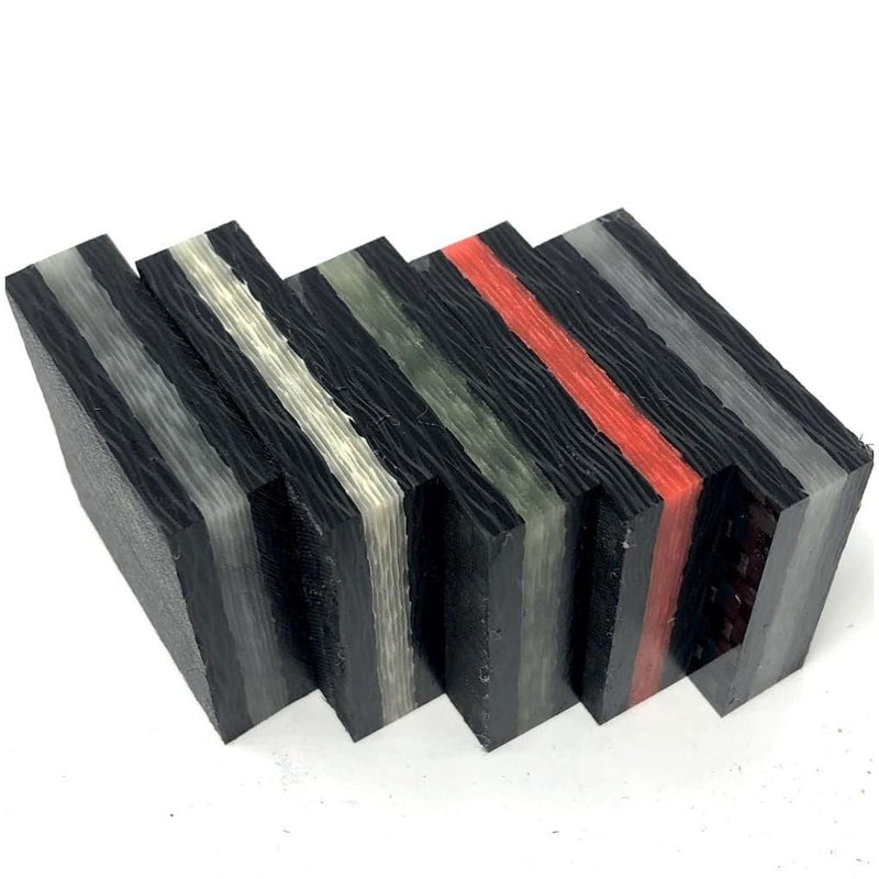 Glow Core Carbon Fiber-3/8" Thick- CarbonWaves - Various Colors - Maker Material Supply