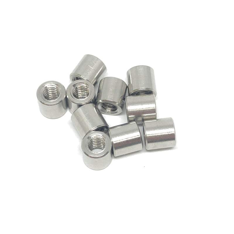 STAINLESS STEEL Threaded Barrel/Standoffs- Various Sizes- Qty 10 - Maker Material Supply