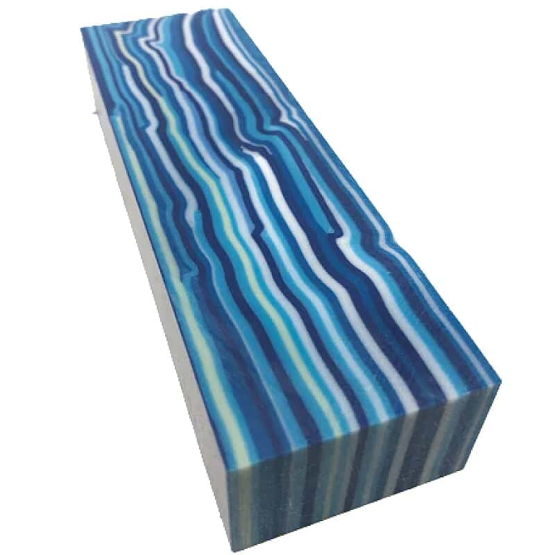 Strata Micarta- BLUE- by CCL Composite Materials - Maker Material Supply