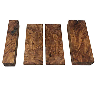 Thuya Burl Wood- Knife Handle Scales & Blocks - Maker Material Supply