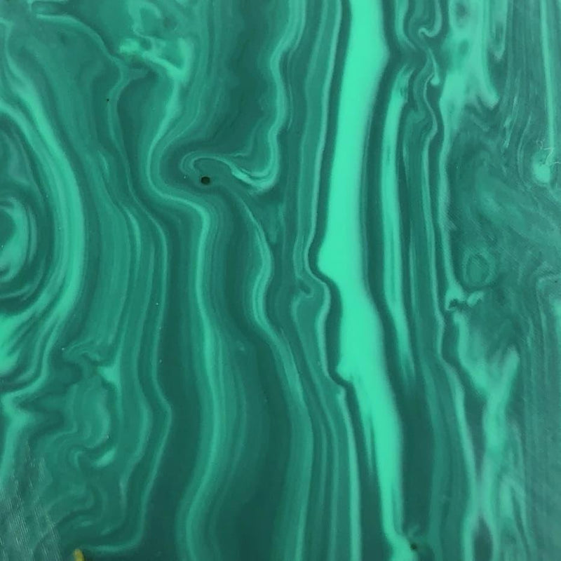 TruStone- Banded Malachite - 1.5" x 5.25" - 1 Piece - Maker Material Supply