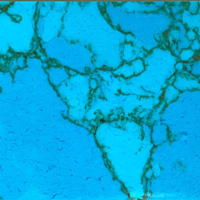 TruStone- Texas Turquoise - 1.5" x 6" - 1 Piece - Maker Material Supply