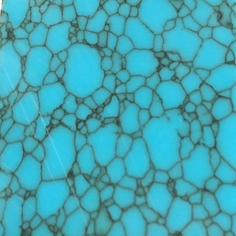 TruStone- Turquoise w Black Web - 1.5" x 6"- 1 Piece - Maker Material Supply