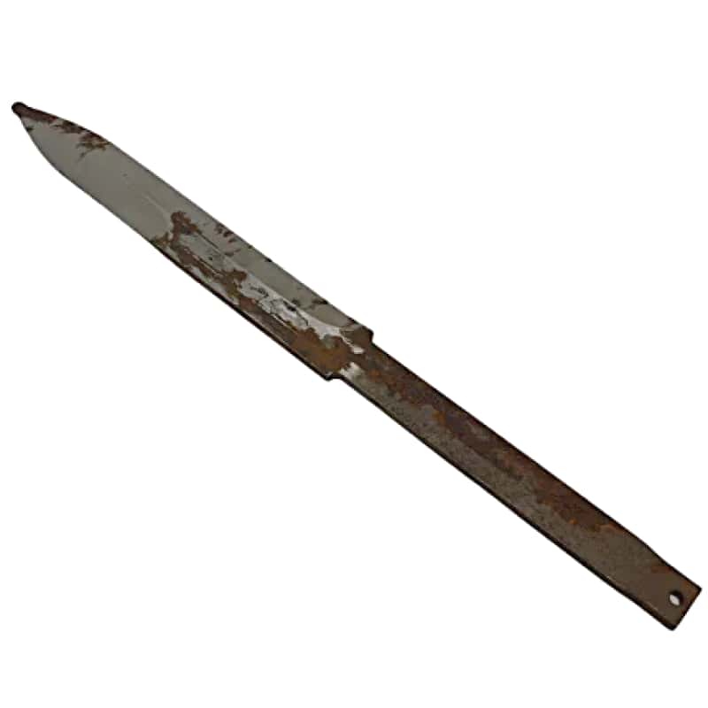 UNFINISHED G3 Bayonet Blade Blank- Made by Eickhorn Solingen Germany- 1 blank- ES7 - Maker Material Supply