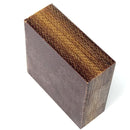 Vintage Canvas Micarta - Ring Blank- Natural Brown- 1/2" x 1 3/8" x 1 3/8" - Maker Material Supply