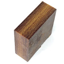 Vintage Canvas Micarta - Ring Blank- Natural Brown- 1/2" x 1 3/8" x 1 3/8" - Maker Material Supply