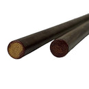 Vintage Rolled Linen Micarta Round Rod- 1/4" x 11 1/4" - Maker Material Supply